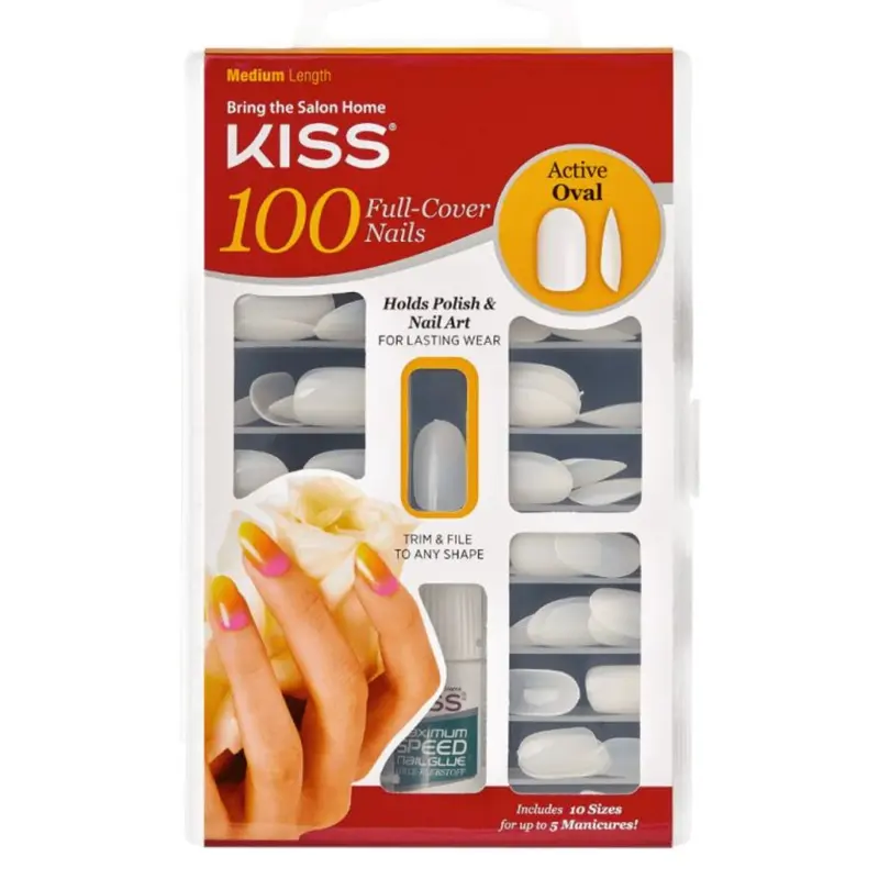 100 Nails Active Oval
