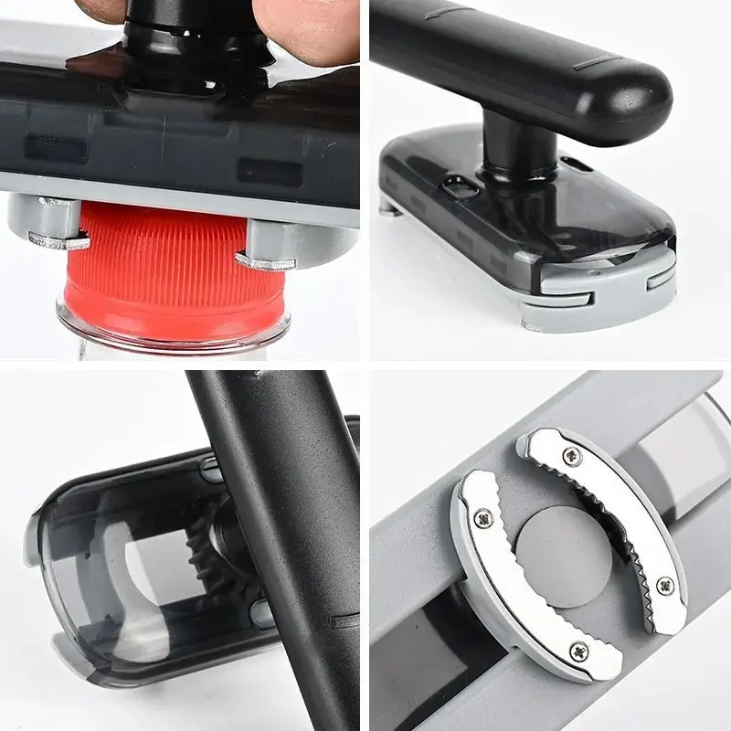2-in-1 Dosenöffner für Dosen, Flaschen & Gläser | Ergonomischer, rutschfester Griff | Sicher mit glatten Kanten | Kompakt & tragbar
