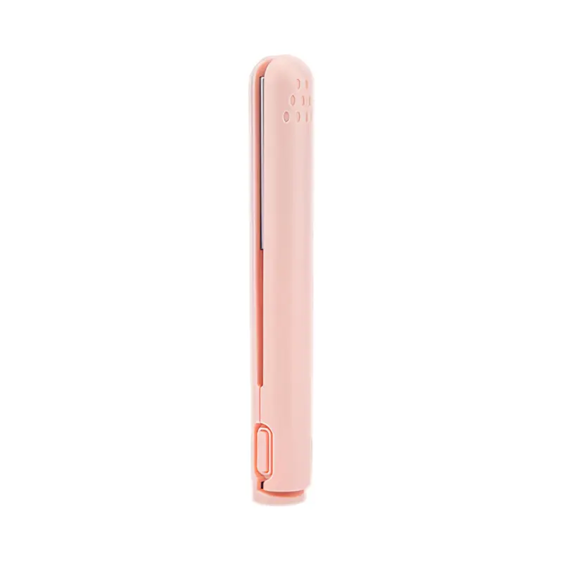 2-in-1 Haarglätter & Lockenstab | Kompaktes Stylinggerät für Glattes Haar & Locken | USB-Aufladbar & Reisefreundlich
