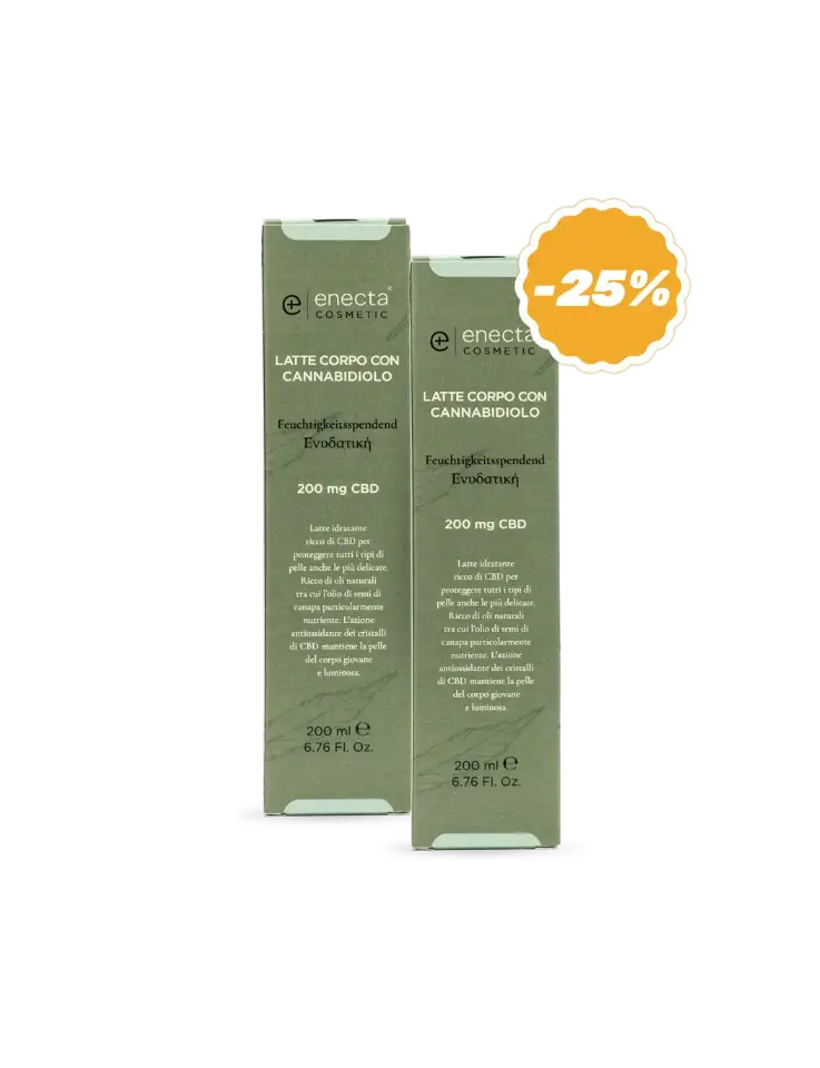 2 pack | Latte corpo con CBD