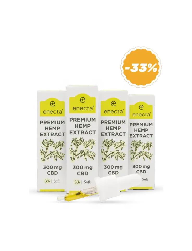 4 pack | Olio di CBD Premium 3%