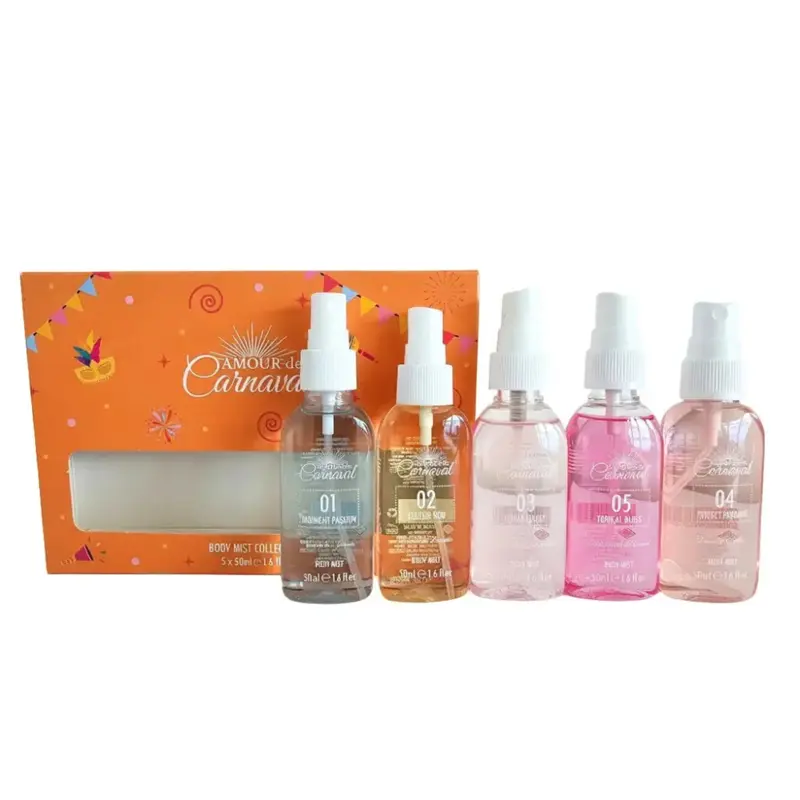 5x 50ml Body Mist Gift Set
