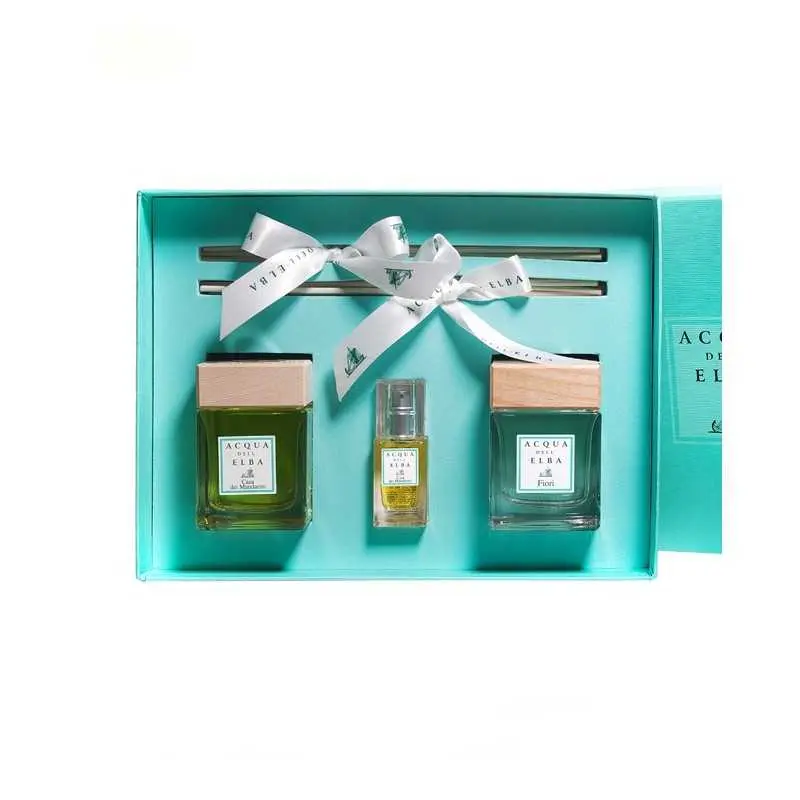 Acqua Dell'Elba Gift Box geurstokjes Casa dei Mandarini & Fiori en roomspray Casa dei Mandarini