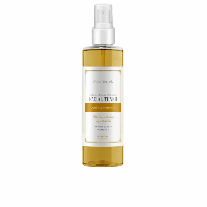 Anti-Aging Gezichtstonic Alma Secret Facial Toner 200 ml Vitaliserende Calendula Granaatappel