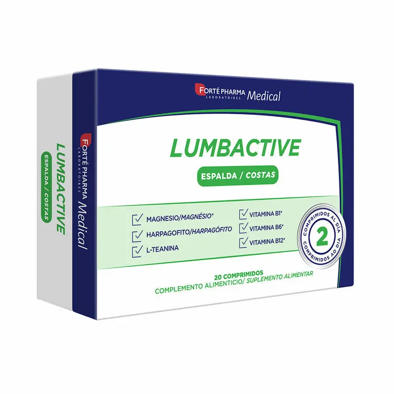 Anti Donkere Vlekken Behandeling Forté Pharma Lumbactive Espalda (20 Stuks)