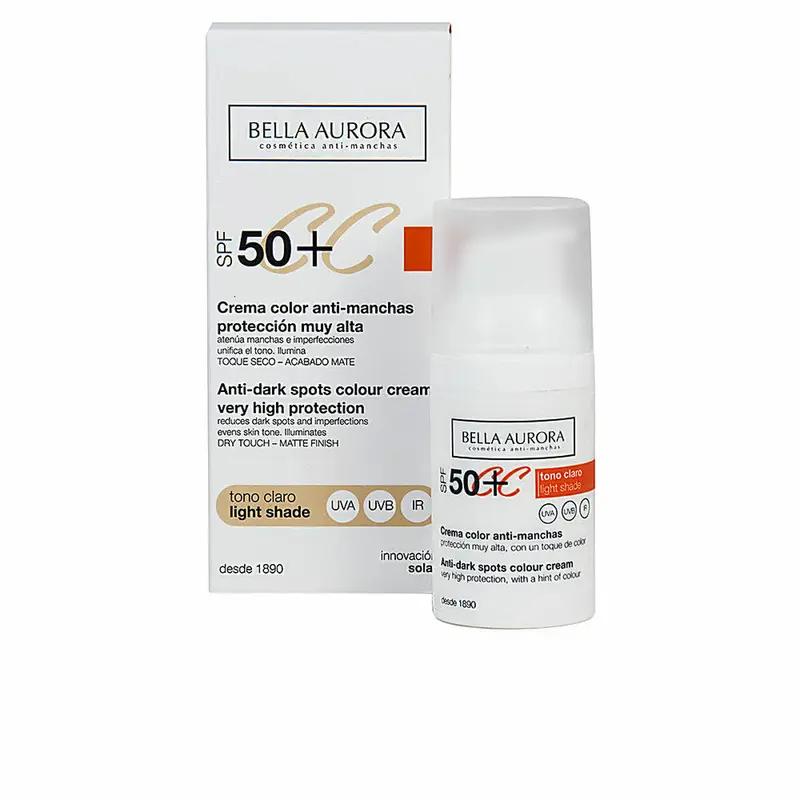 Anti Donkere Vlekken Crème Bella Aurora 2526113 30 ml Lichte Huidskleur
