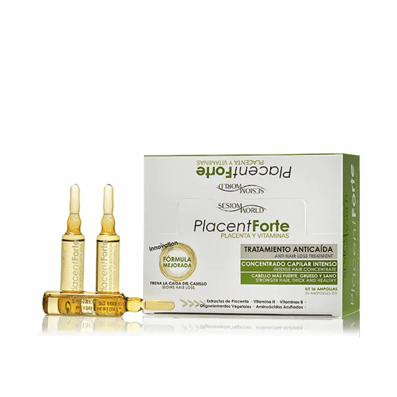 Anti-Haarverlies Ampullen SesioMWorld PLACENT FORTE (36 Stuks)