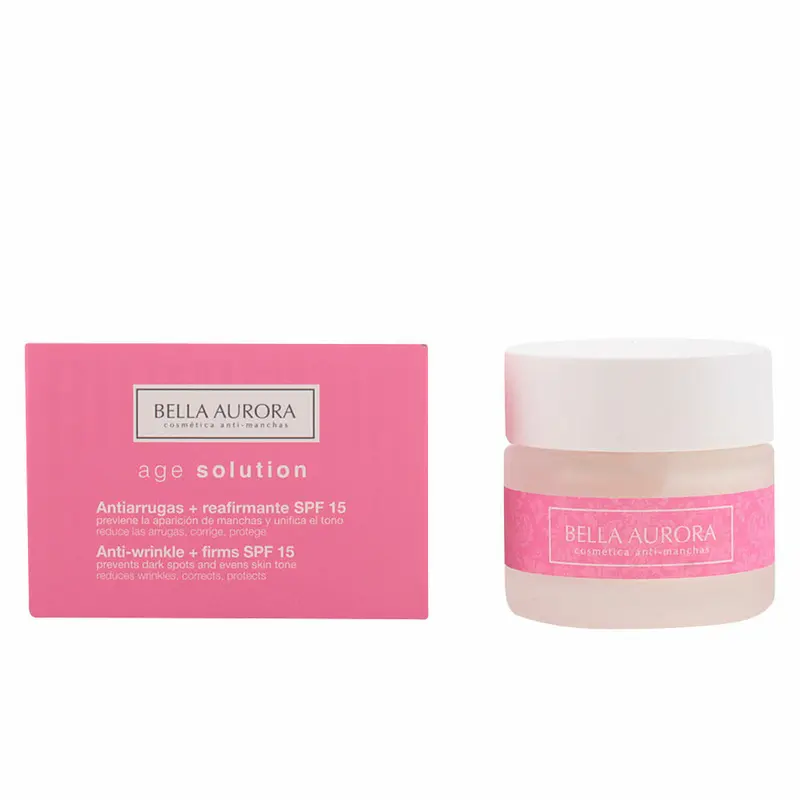 Anti-Rimpelcrème Bella Aurora 2526106 Spf 15 50 ml Verstevigende