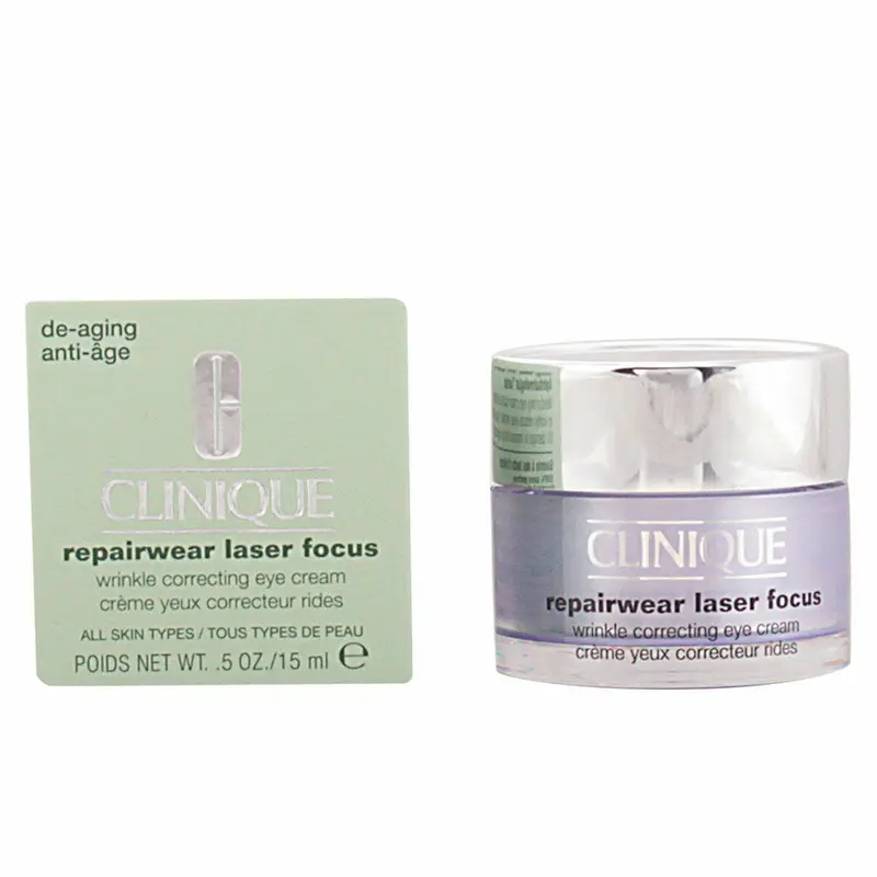 Anti-Veroudering Crème voor Ooggebied Clinique Repairwear Laser Focus 15 ml