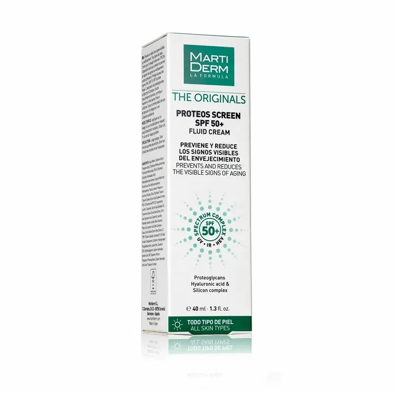 Anti-Veroudering Hydraterende Crème Martiderm THE ORIGINALS Spf 50 Spf 50+ 40 ml