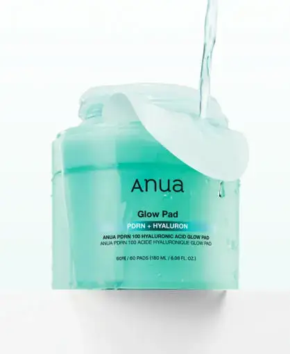 Anua PDRN 100 Hyaluronic Acid Glow Pad 60P/180ml