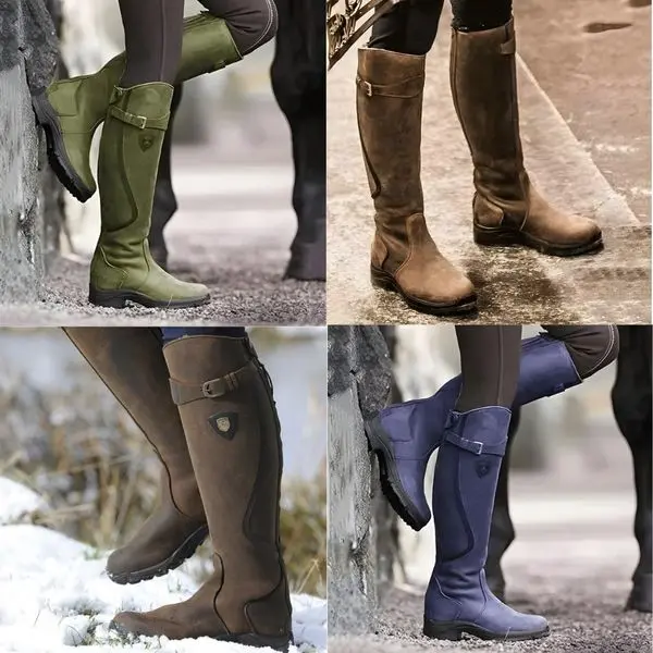 AquaWarmStep™ Wasserdichte Damenstiefel | Rutschfest, Warm & Bequem | Wetterfester Winterkomfort