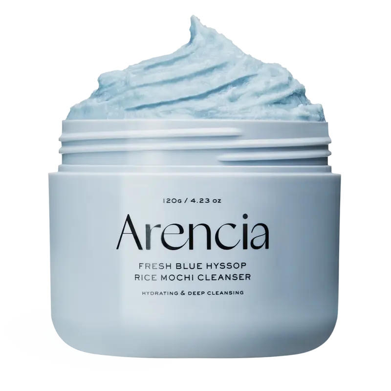 Arencia Fresh Blue Hyssop Rice Mochi Cleanser