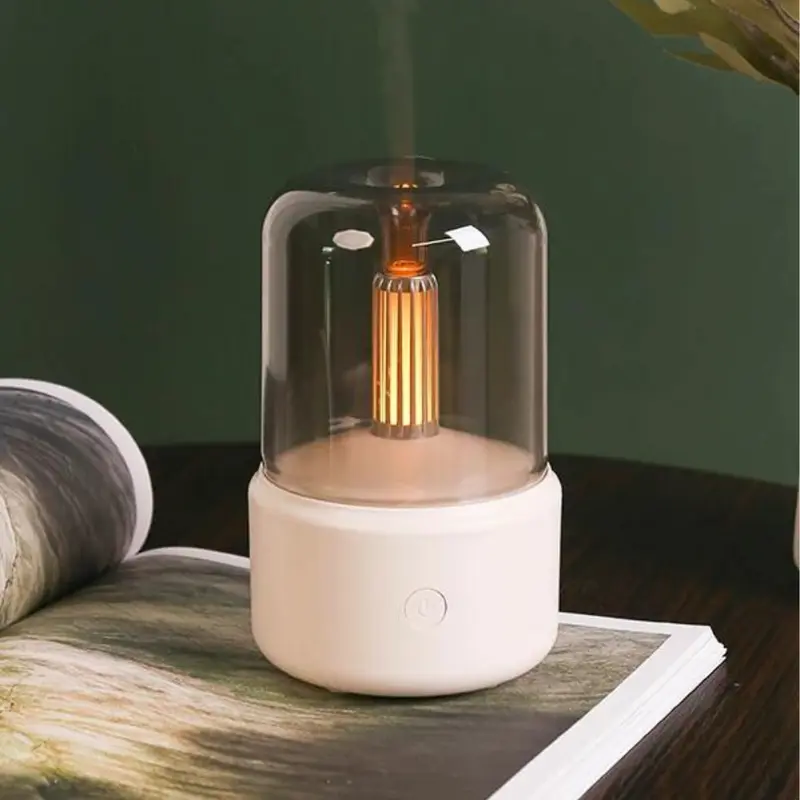 Aroma-Diffuser mit Nachtlicht | 2-in-1 USB-Luftbefeuchter mit 120-ml-Wassertank und automatischer Abschaltung