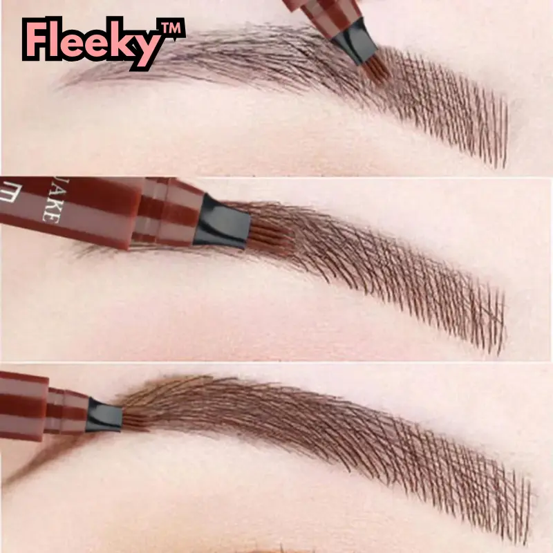 Augenbrauenstift mit Microblading-Effekt | Präziser Applikator für Härchen-Look | Wasser- & schweißbeständig, mehrere Farben