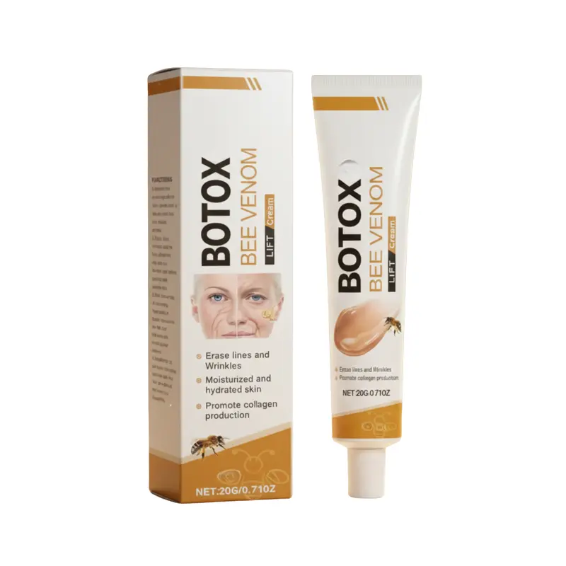 Augencreme mit Bienengift 20 g | Straffende Augenpflege für feine Linien & müde Augen | Feuchtigkeitsspendende Lift-Creme