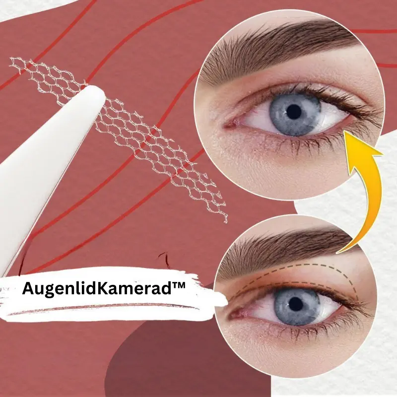 Augenlid-Lifting Tapes wasseraktiviert | Unsichtbare Augenlidstreifen für natürlichen Lift-Effekt | 120 Stück | Hypoallergen & Latexfrei