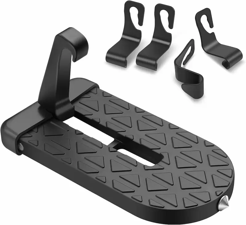 Auto-Türtritt bis 250 kg – StepMaster Pro für Dachgepäck & Reinigung | Anti-Rutsch, faltbar | passt an U-Türschloss, mit Glasbrecher