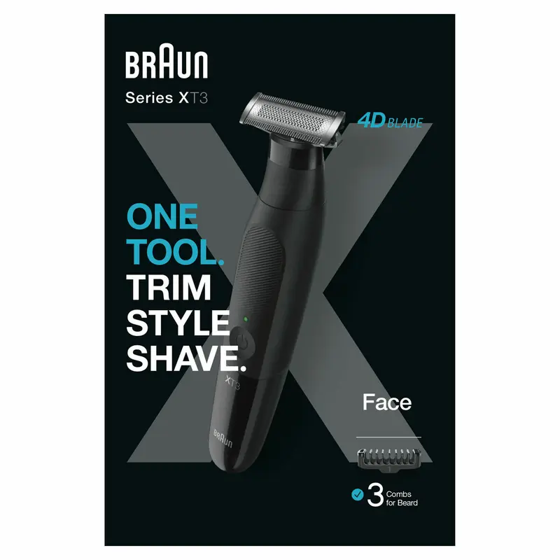 Baard en haar trimmer Braun (3 Stuks)