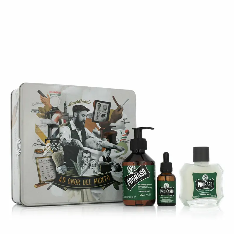 Baardverzorging Set Proraso Línea Refrescante 3 Onderdelen