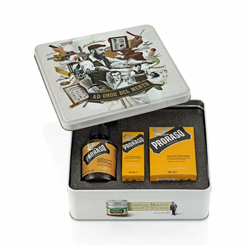 Baardverzorging Set Proraso Wood & Spice 3 Onderdelen