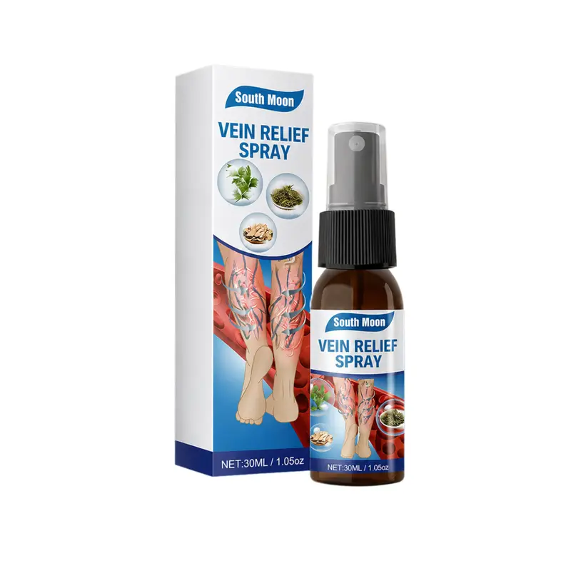 Bein-Pflegespray bei sichtbaren Venen | Erfrischend & schnell einziehend | Nicht fettend, für tägliche Anwendung (30 ml) – 1+1 Set