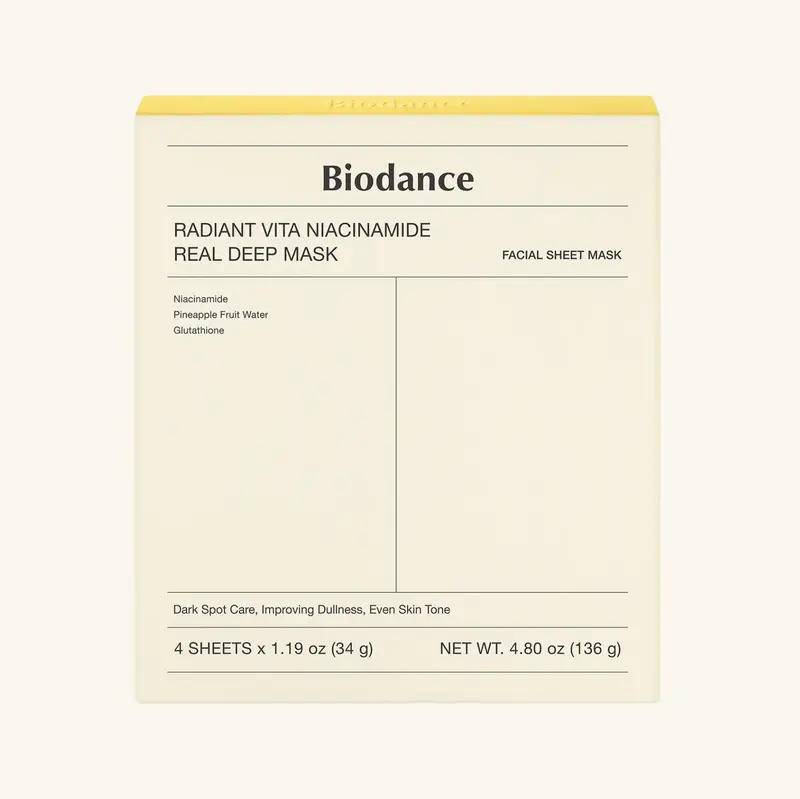 Biodance Radiant Vita Niacinamide Real Deep Mask [1ea]
