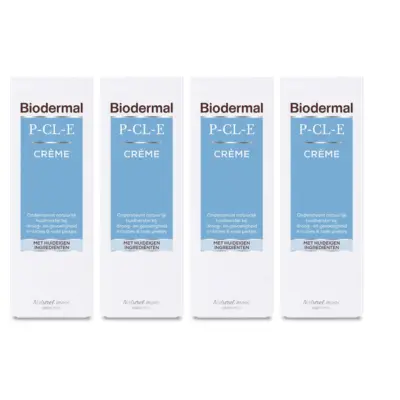 Biodermal P-CL-E Creme - Dagcreme - gezichtscreme -  Voordeelverpakking 4 x100ml
