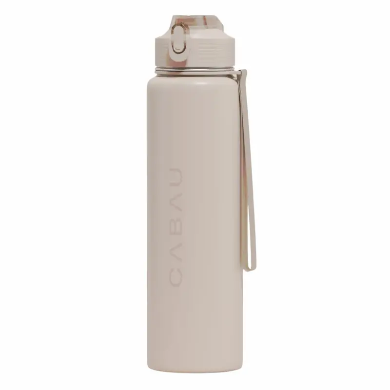 Bloom Bottle Stainless Steel Beige