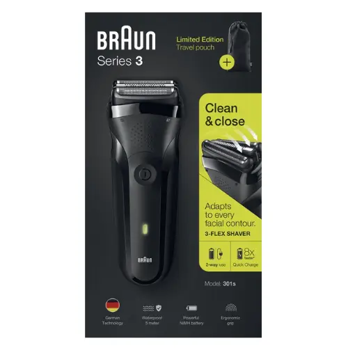 Braun Series 3 301s - Scheerapparaat Mannen