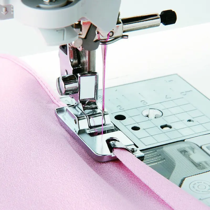 Breite Rollsaumfuß-Set 3-teilig (3/4/6 mm) | Saubere, umgeschlagene Säume wie vom Profi | Edelstahl Nähfüße | Für viele Nähmaschinen