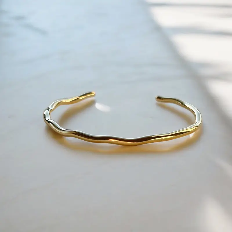 Calista Cuff Wave Bracelet