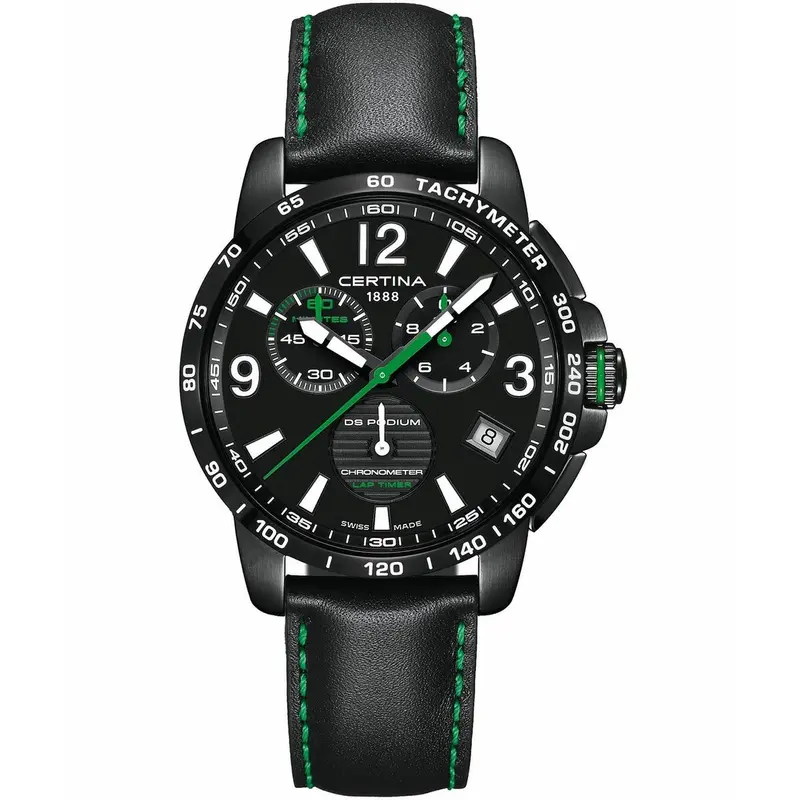 Certina C034453360570 Herenhorloge - Kwarts Zwart Ø 42mm