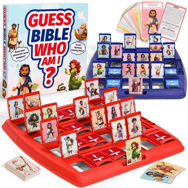 Christliches Familienspiel für Gemeinsame Glaubensgespräche | Bibel Quiz & Gesprächsspiel | Für Familien, Gruppen & Gemeindetreffen
