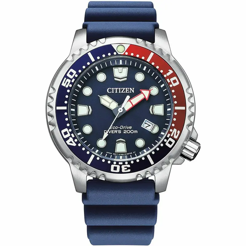 Citizen BN0168-06L Herenhorloge - Eco-Drive Diver Ø 44mm