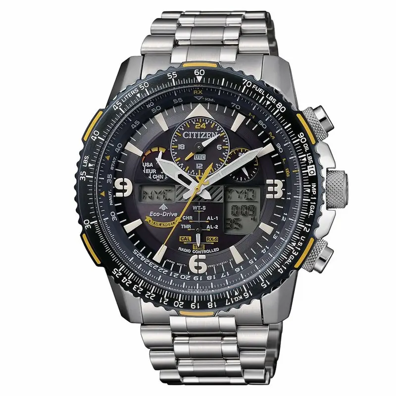 Citizen JY8078-52L Herenhorloge - Eco-Drive Roestvrijstaal Ø 45 mm