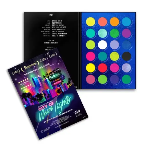 City of Neon Lights 24 Vibrant Pigment & Eyeshadow Palette
