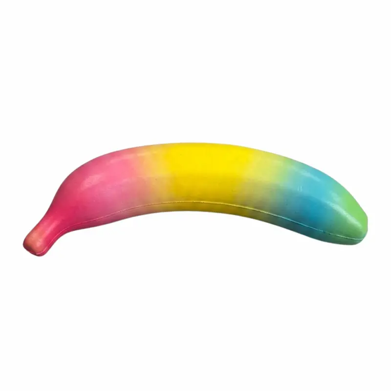 Colourful Banana Squishy PU