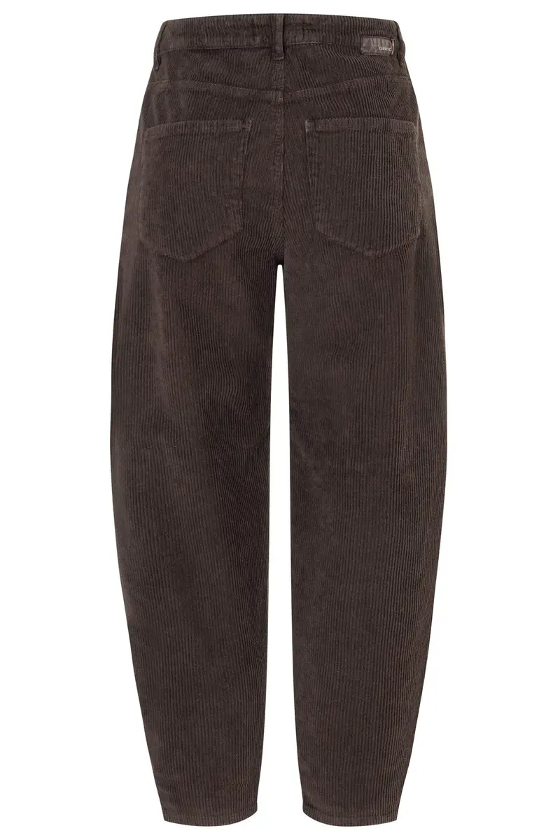 Cordhose | Balloon Fit mit hoher Leibhöhe und verkürztem Bein | 94VIA