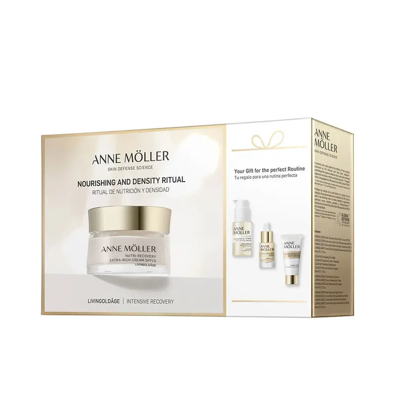 Cosmeticaset voor Dames Anne Möller LIVINGOLDÂGE PROGRAM DELUXE EXTRA RICH LOTE 4 Onderdelen