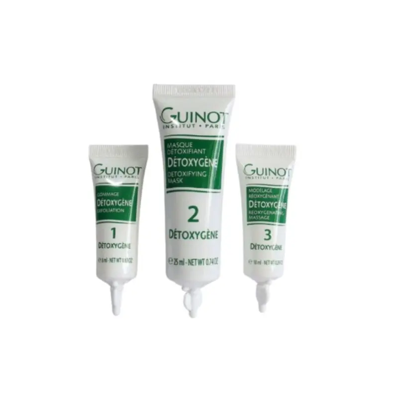 Cosmeticaset voor Dames Guinot Détoxygène 3 Onderdelen
