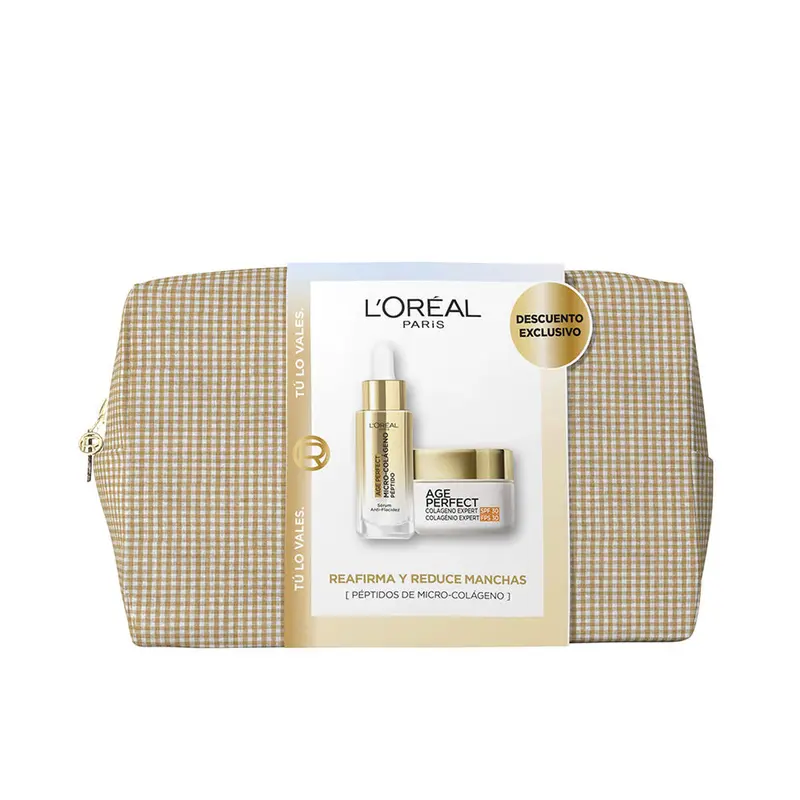 Cosmeticaset voor Dames L'Oreal Make Up AGE PERFECT 2 Onderdelen