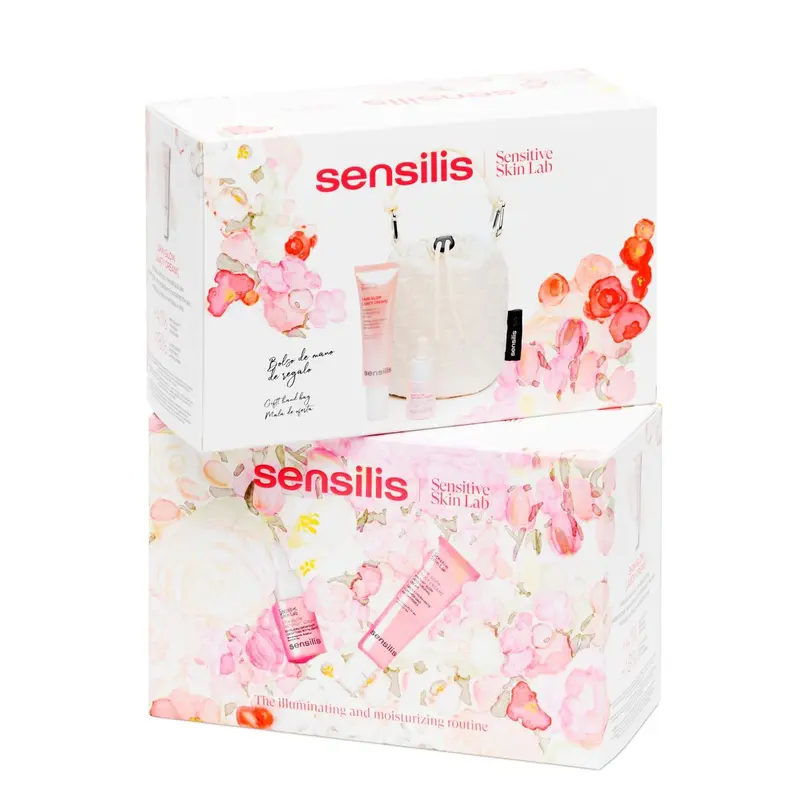 Cosmeticaset voor Dames Sensilis SKIN GLOW FACIAL 2 Onderdelen