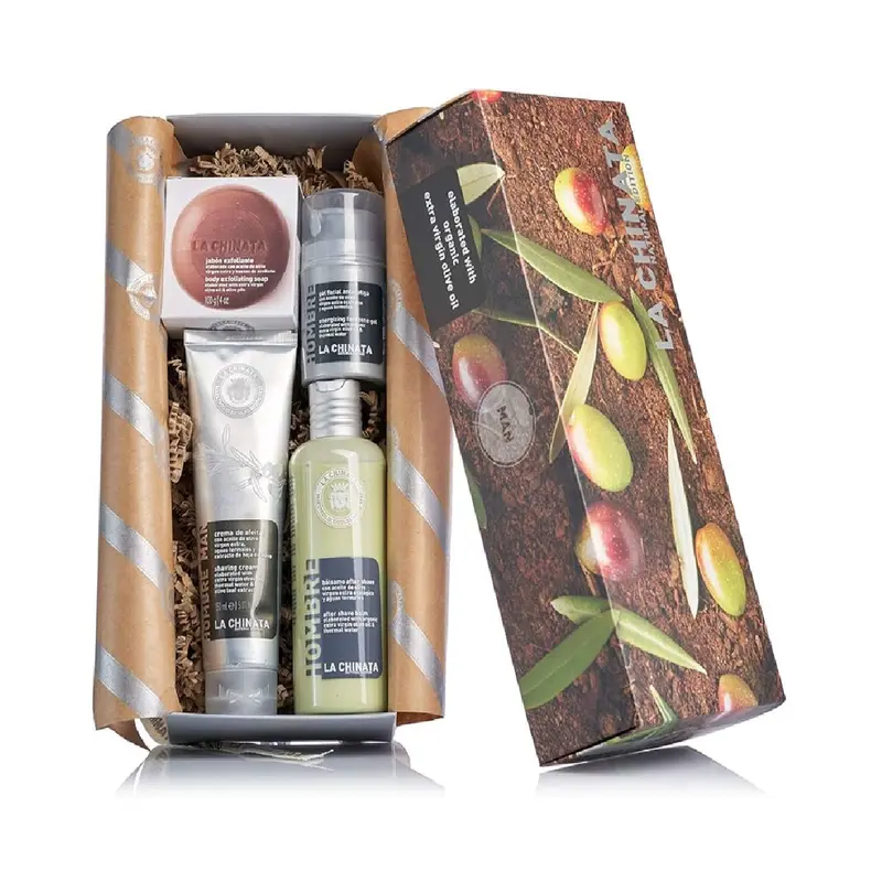 Cosmeticaset voor heren La Chinata Small Gift 4 Onderdelen