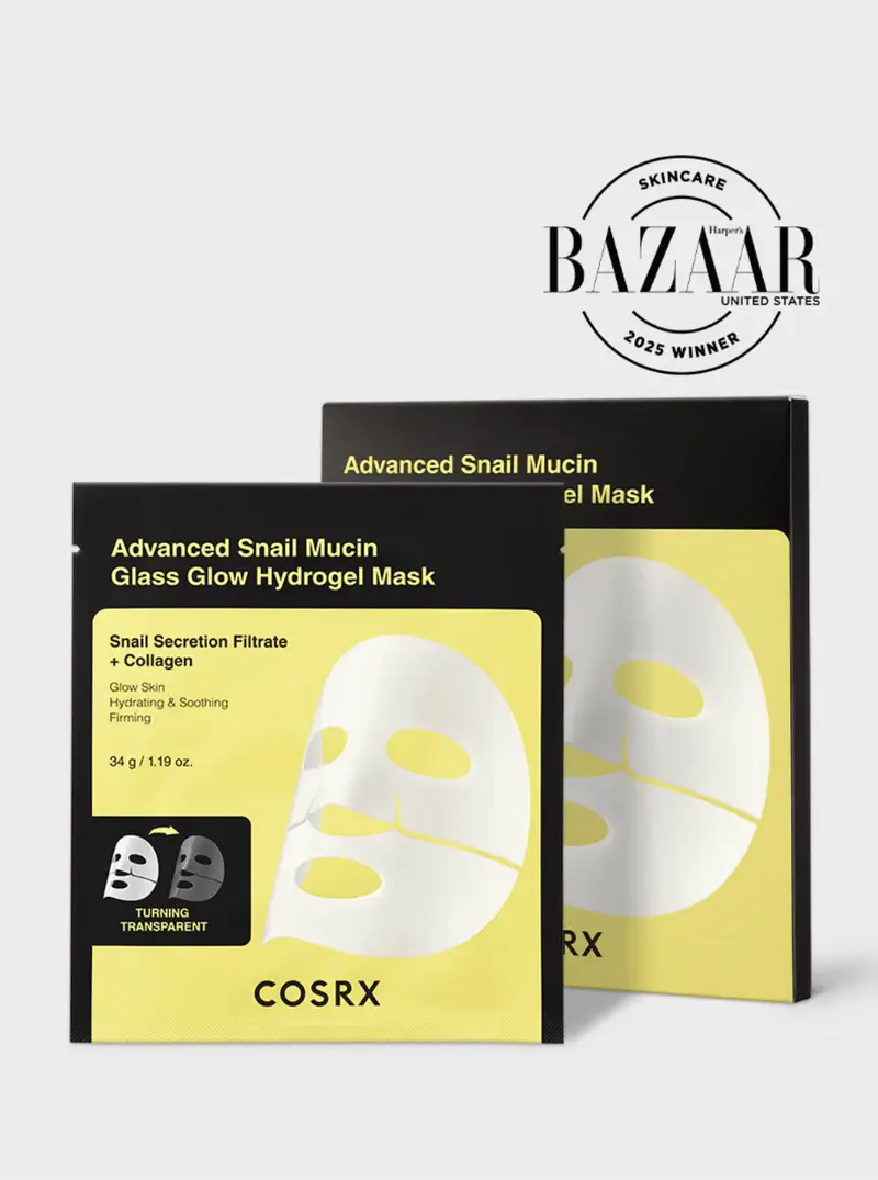 COSRX Advanced Snail Mucin Glass Glow Hydrogel Mask [1EA]