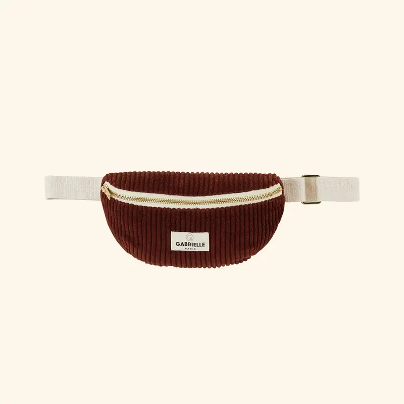 Cotton Waistbag Corduroy Velvet Jasper - Mini