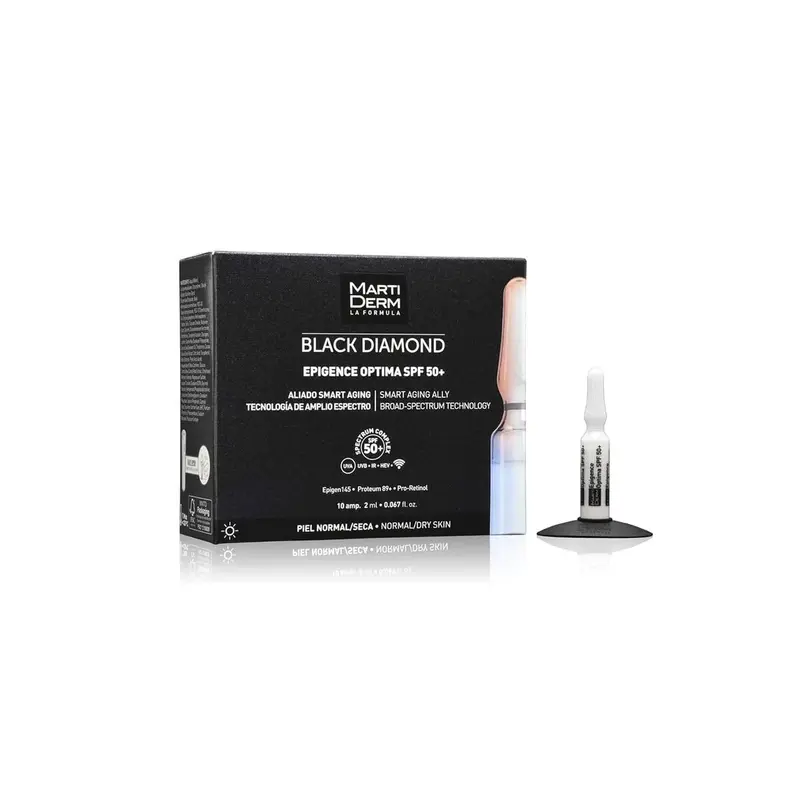Dagcrème Martiderm BLACK DIAMOND Spf 50 2 ml