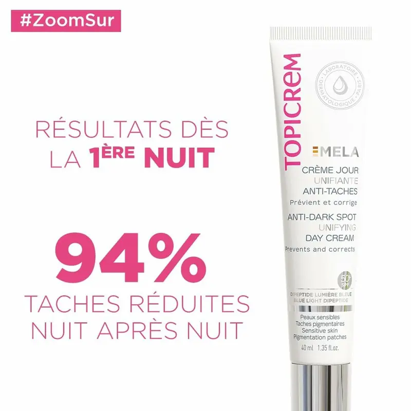 Dagcrème Topicrem Mela Spf 50 Spf 50+ 40 ml
