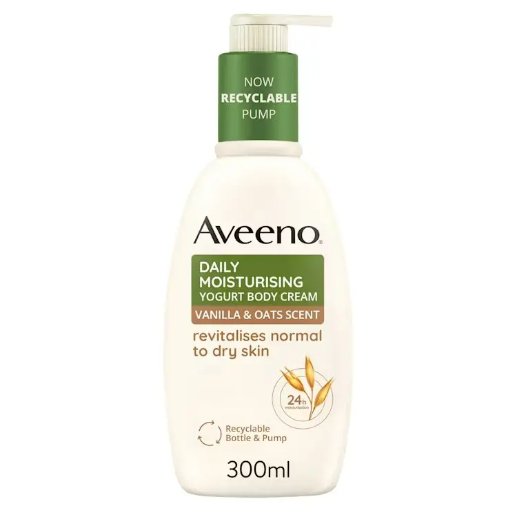 Daily Moisturiser Yogurt Body Cream Vanilla And Oat 300 ml.