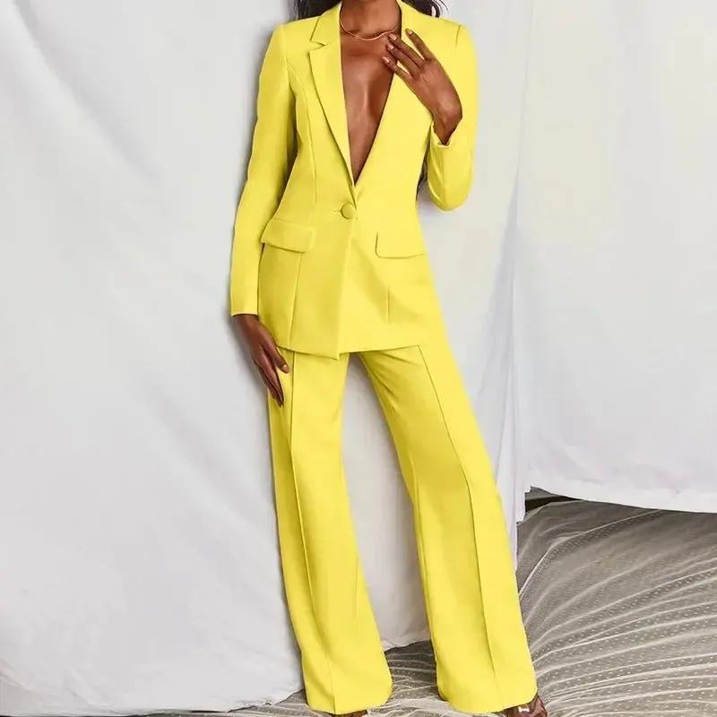 Damen 2-teiliges Blazer-Set | Blazer & Hose | Elegant, komfortabel & vielseitig | Größen S–3XL